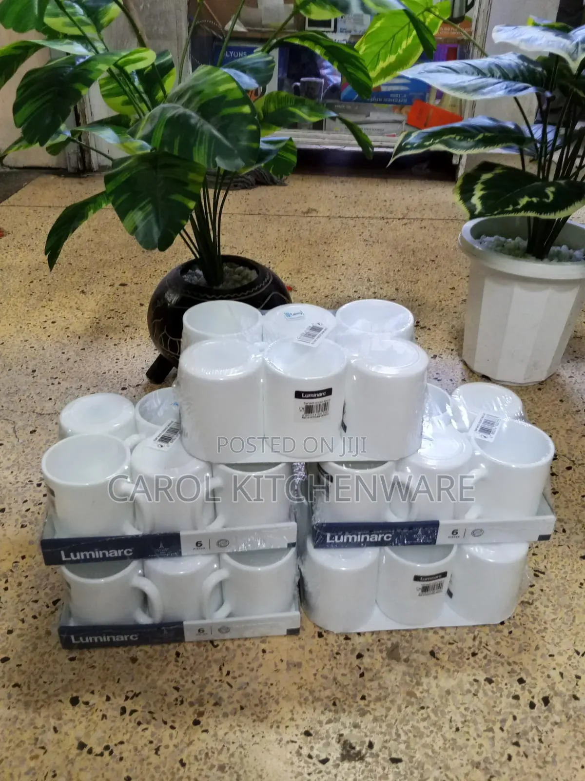 32 Cl Luminarc Mug / 6 PC White Luminarc