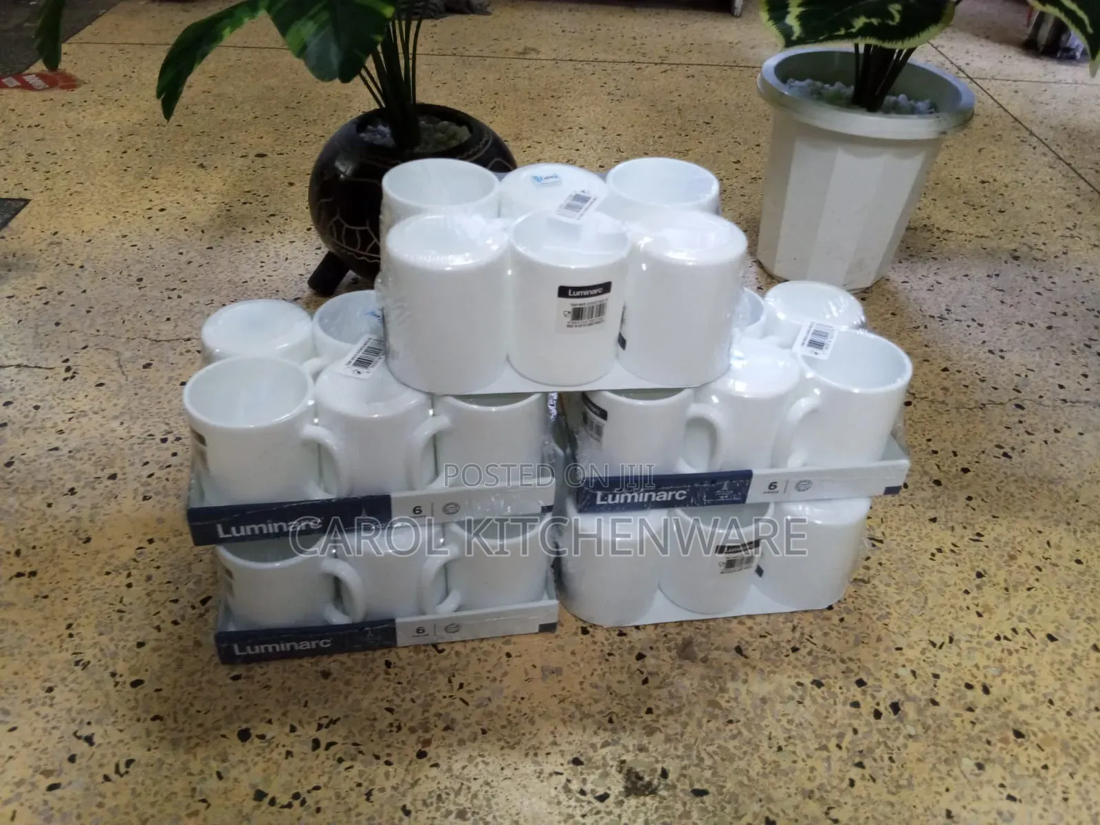 32 Cl Luminarc Mug / 6 PC White Luminarc