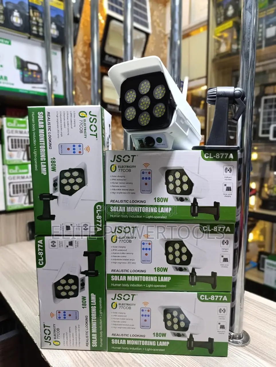180W Dummy Camera Solar Monitoring Lamp
