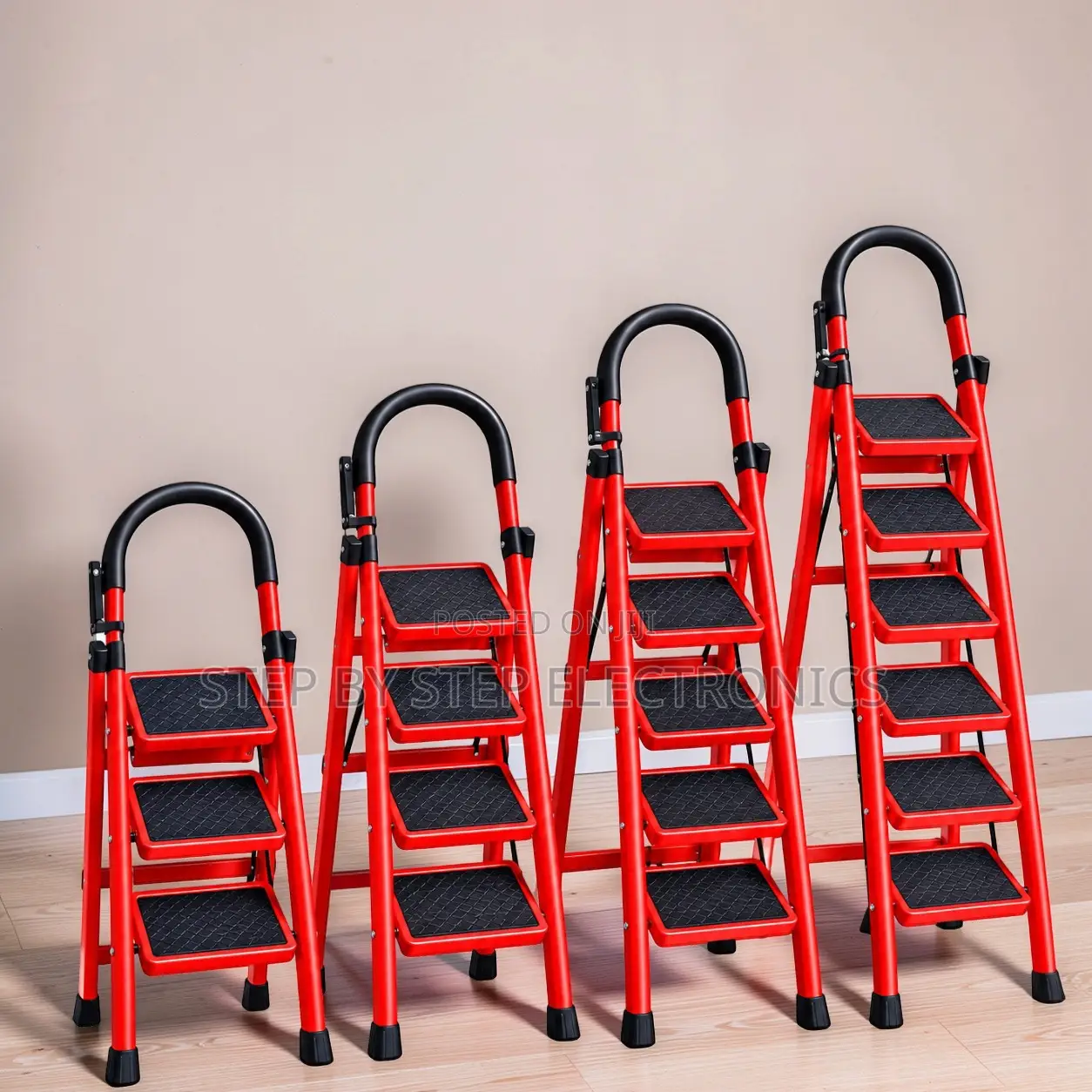 2,3,4 and 5 Step Folding Ladder Anti Slip for Window Cleaning