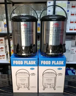 Sundabests 9.5L Stainless Steel Double Tap Food Flask and Tea Urn