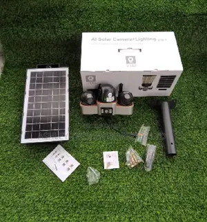 360° Triple Lens Solar CCTV – V380 App Security Camera