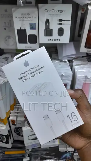 iPhone 16 Pro Max Charger, 35W USB C