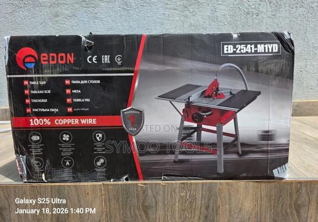 Highly Precise Electric Table Saw - main view