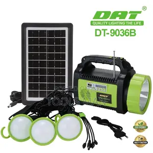 Home Solar Lighting Kit.Bulb,Bluetooth,fm Radio Phone Charger.DAT9036