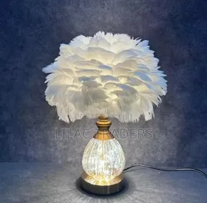 Multicoloured Crystal Feather Lamp Alp