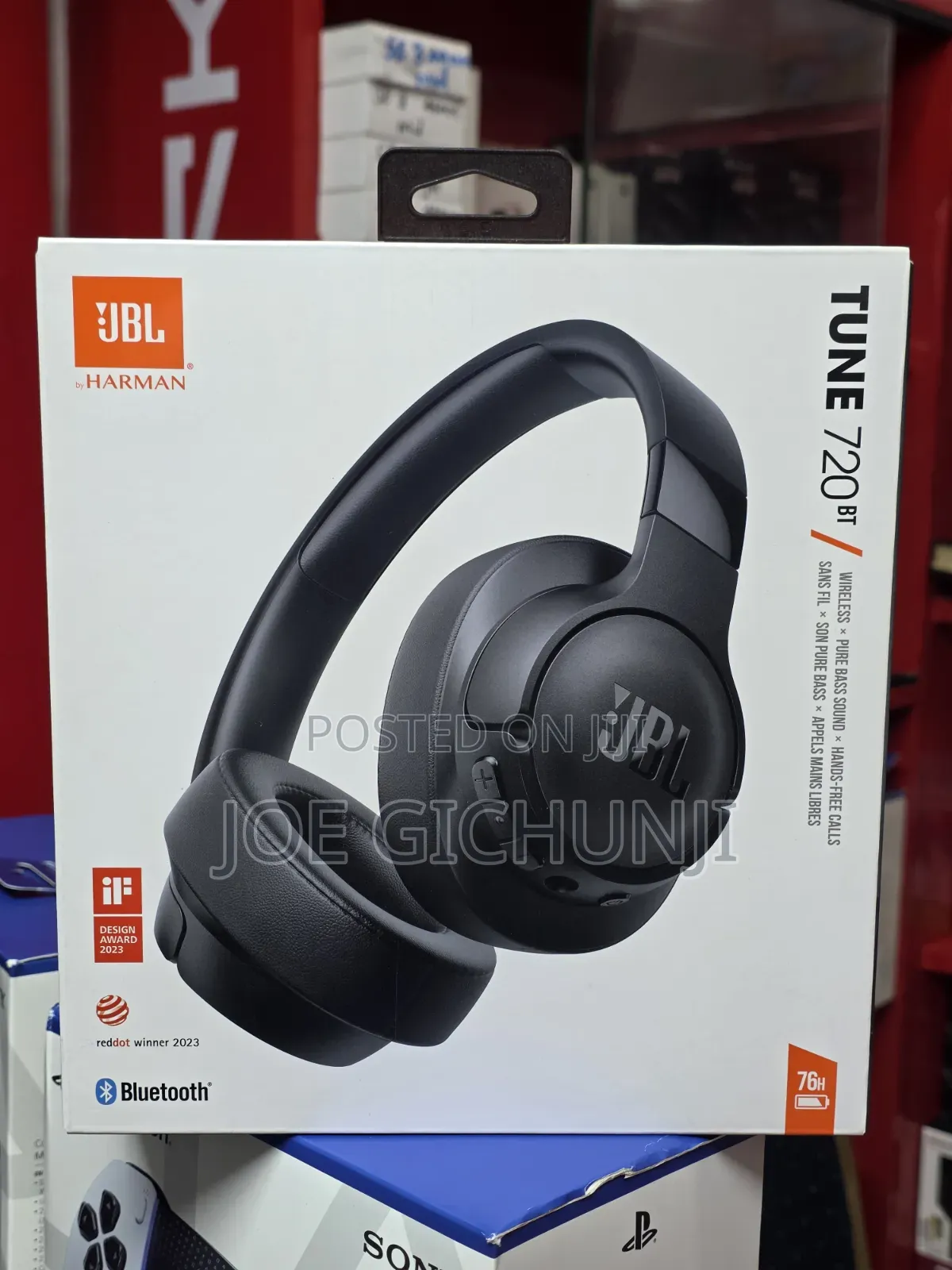 JBL Tune 720BT Wireless Over-Ear Headphones
