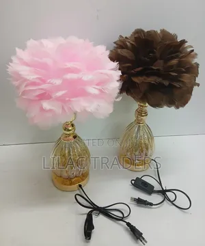 New Design Multicoloured Crystal Feather Lamp Alp