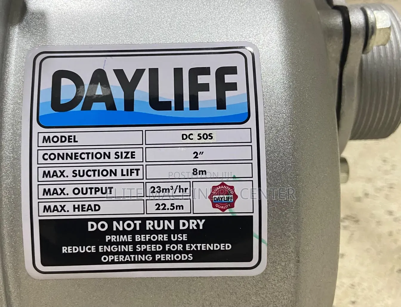 Dayliff 2' Dc 50s Petrol Engine Water Pump