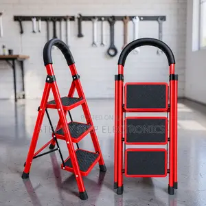 2,3,4 and 5 Step Folding Ladder Rubber Feet for Workshop Tasks