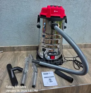 Heavy-Duty Edon 80-Litre Wet and Dry Industrial Vacuum Cleaner