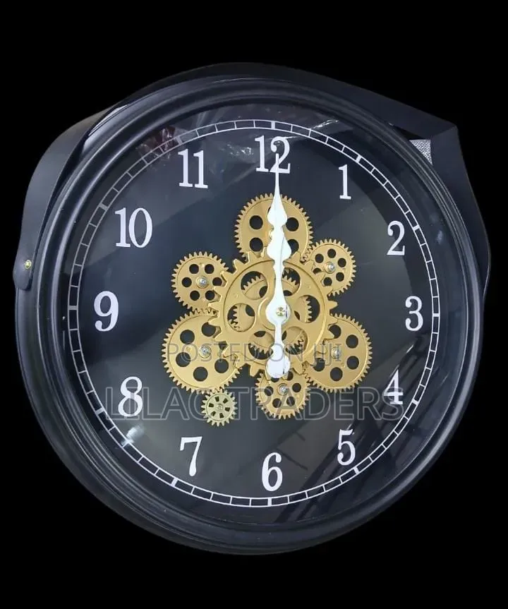 *Rotating Moving Gear Wall Clock* Alp