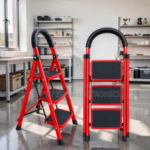2,3,4 and 5 Step Folding Ladder Padded Handle for Store Maintenance