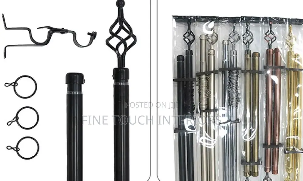 Adjustable Curtain Rods for Large Windows