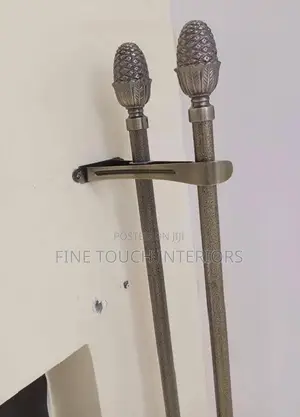 Jua Kali Curtain Rods for Both Sheers Curtains