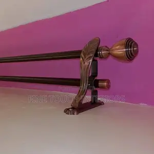 Strong Jua Kali Curtain Rods – Perfect for Heavy Curtains