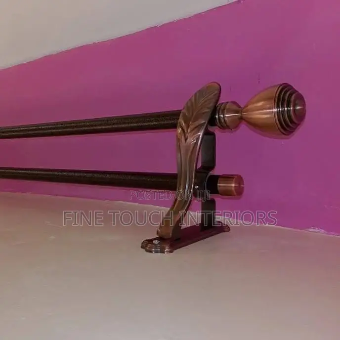 Strong Jua Kali Curtain Rods – Perfect for Heavy Curtains