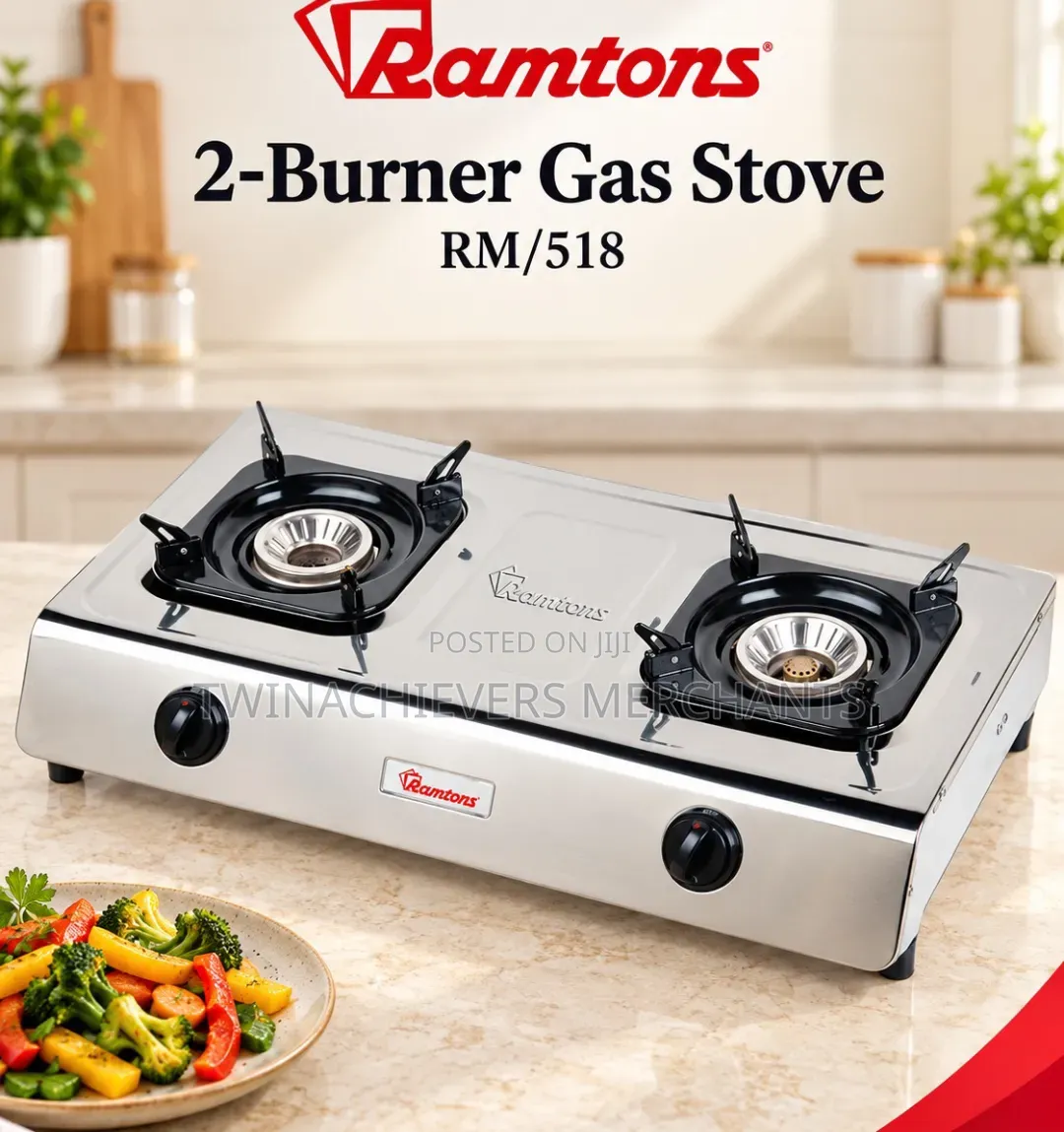 Ramtons 2 Burner Gas Stove