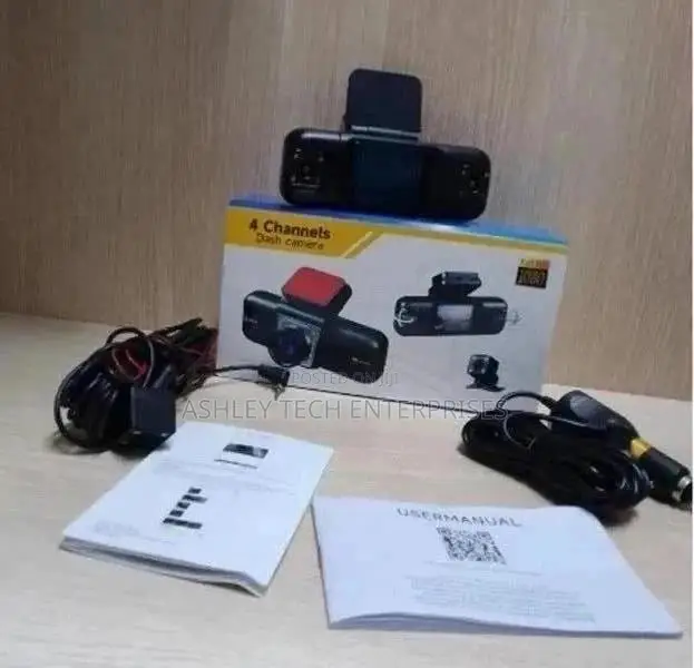 New Smart 4 Channels Dash Camera – Continuous Recording