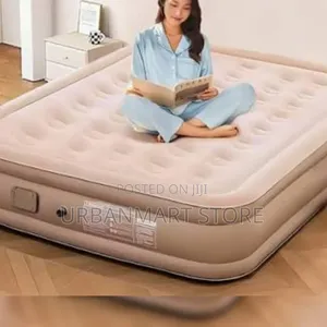 Queen Size Inflatable Air Mattress With Built in Pump, 5 by 6
