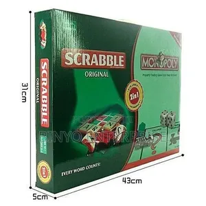 Monopoly and Scrabble Board Game
