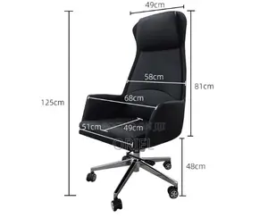 Executive High-Back Leather Office Chair – Premium Ergonomic Desk Seat