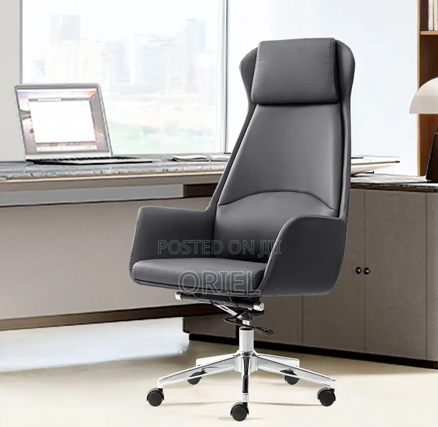 Executive High-Back Leather Office Chair – Premium Ergonomic Desk Seat