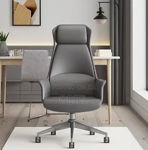 Executive High-Back Leather Office Chair – Premium Ergonomic Desk Seat