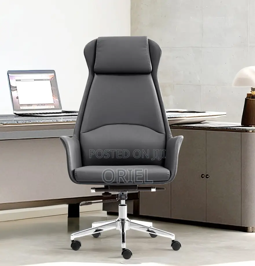 Executive High-Back Leather Office Chair – Premium Ergonomic Desk Seat