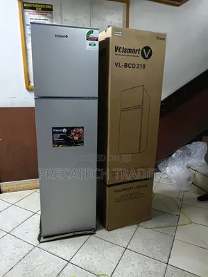 Volsmart VL-BCD210 210L Double Door Refrigerator