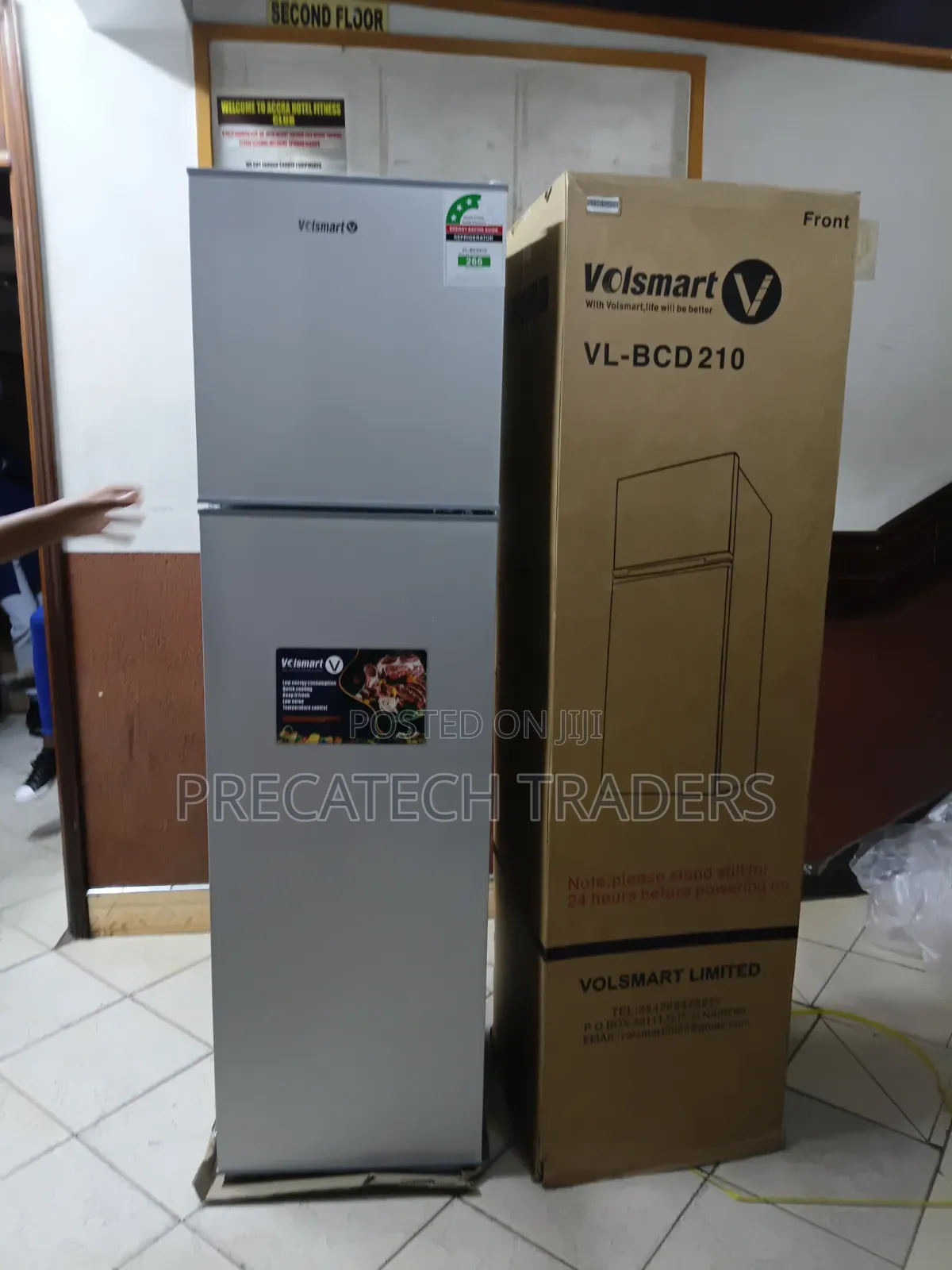 210L Volsmart Refrigerator – Spacious Top Freezer Design