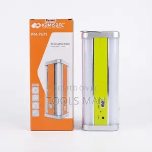 Kamisafe KM-7671 Rechargeable Emergency 4 Side LED Lamp Power Bank