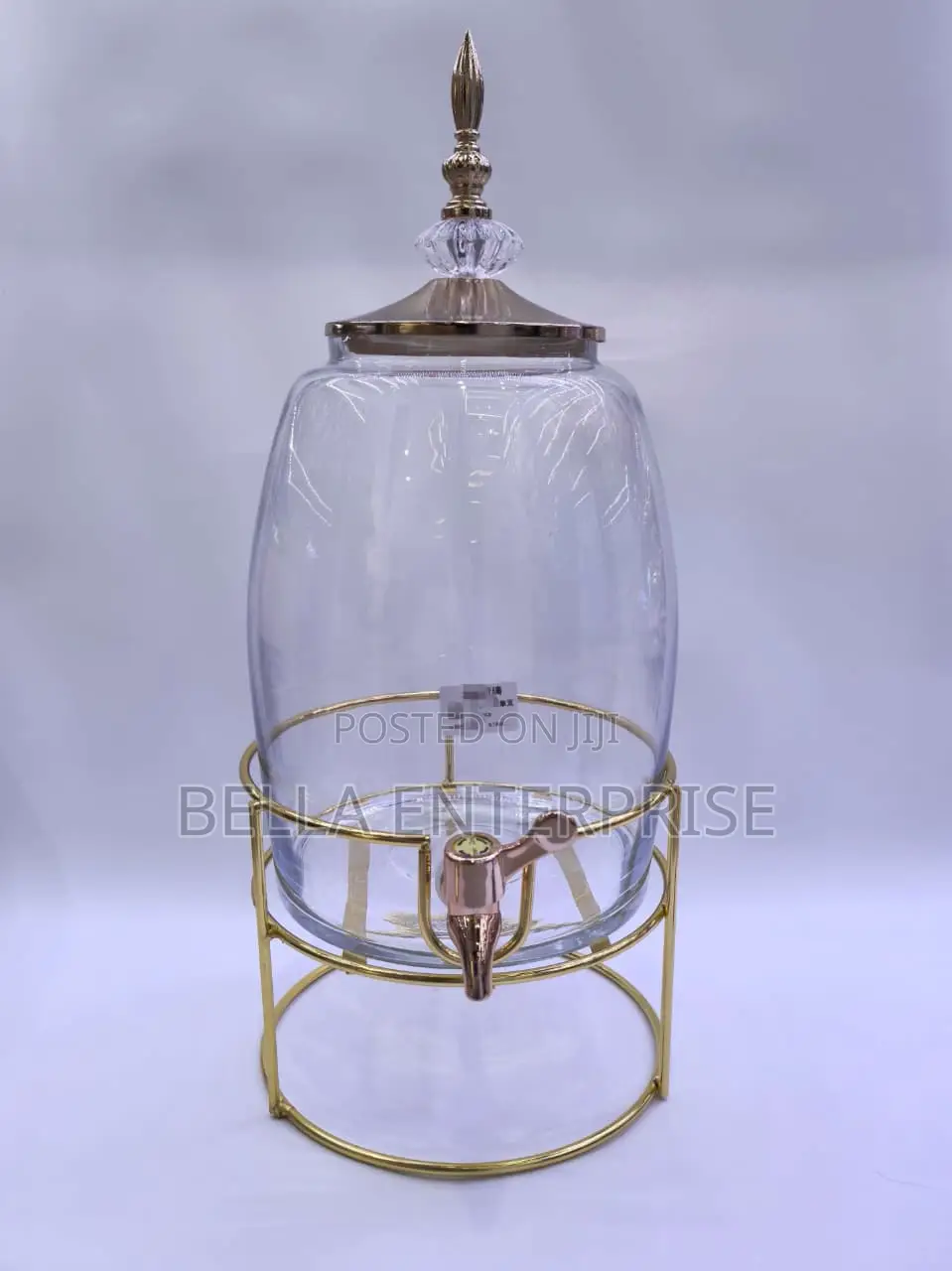 6l Luxury Crown Glass Dispenser