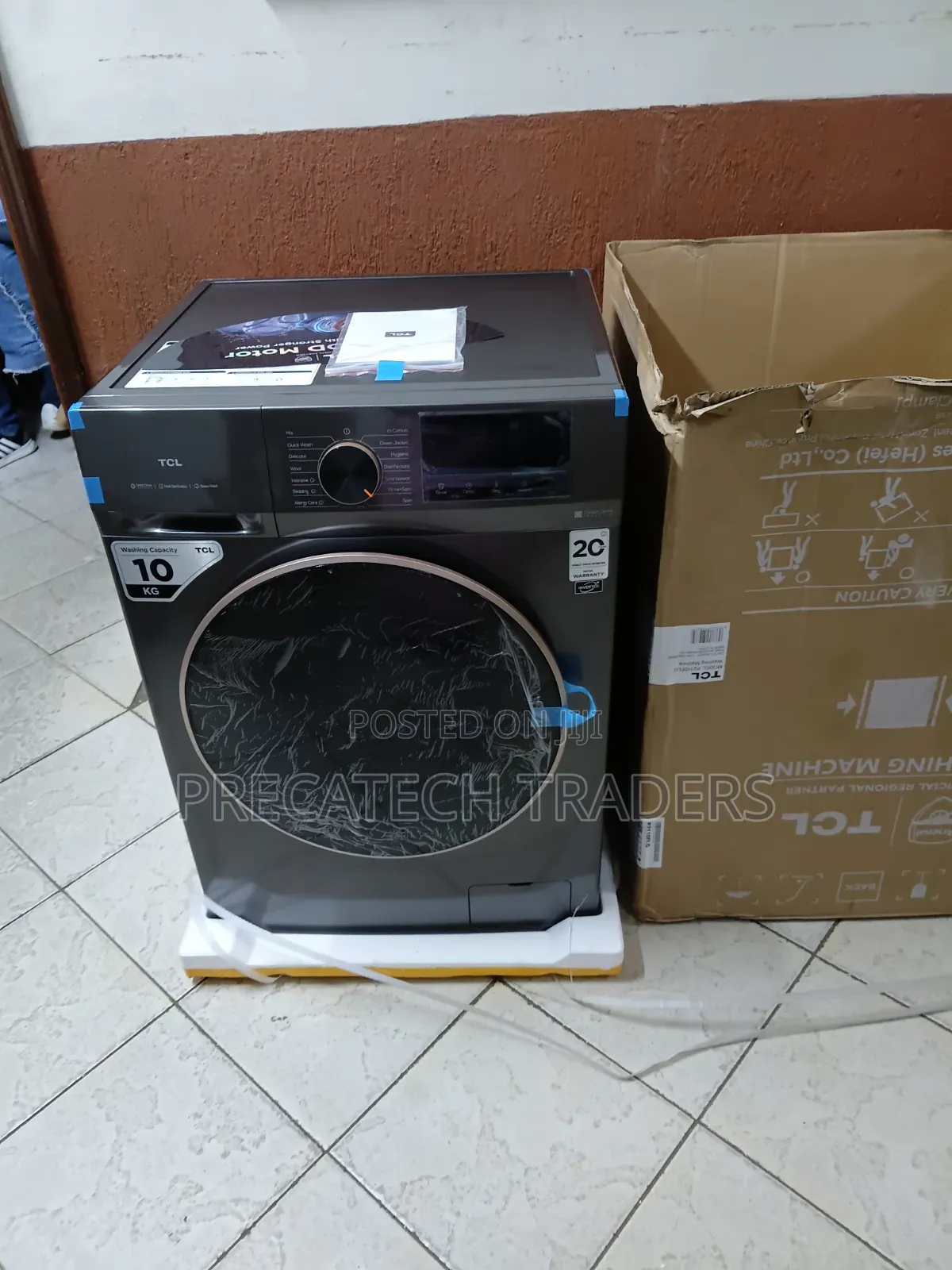 TCL 10KG Automatic Washing Machine – Front Load