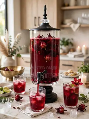 5 L Luxury Glass Juice Dispenser Set