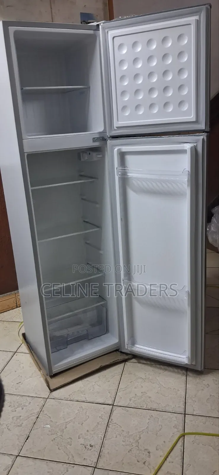 Silver Voltsmart Double Door Fridge
