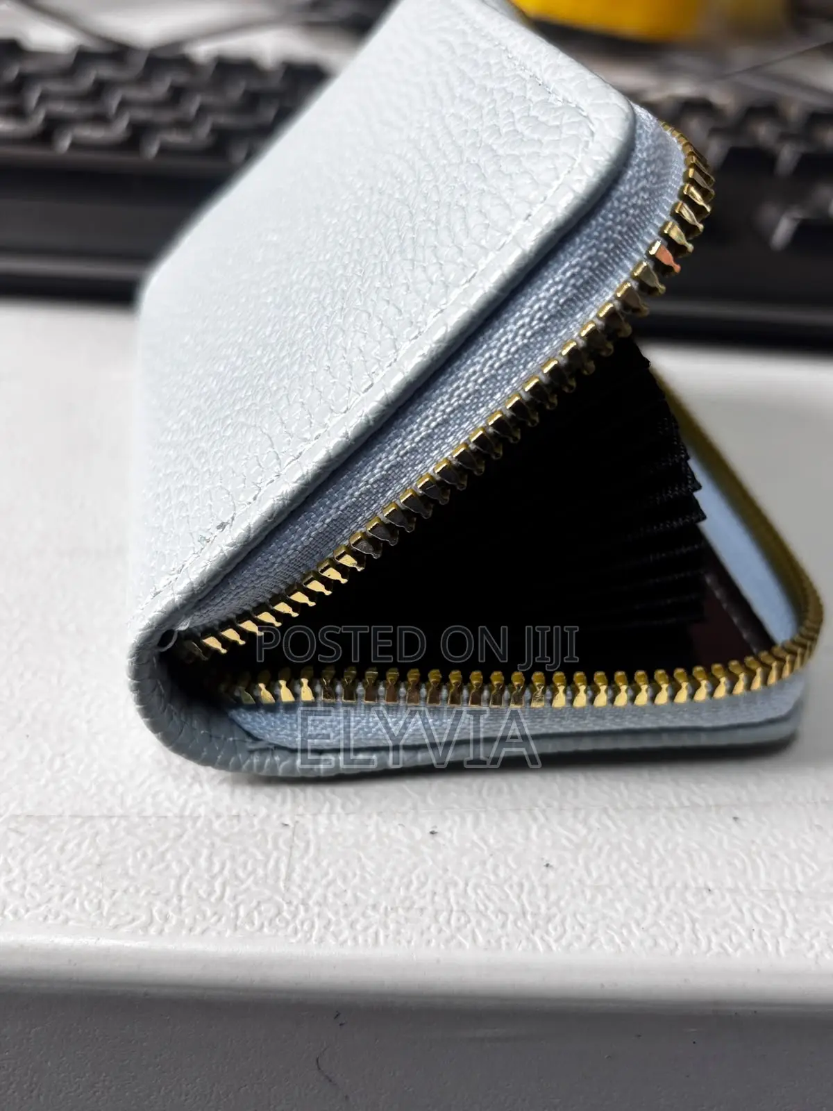 Light Blue Card Holder
