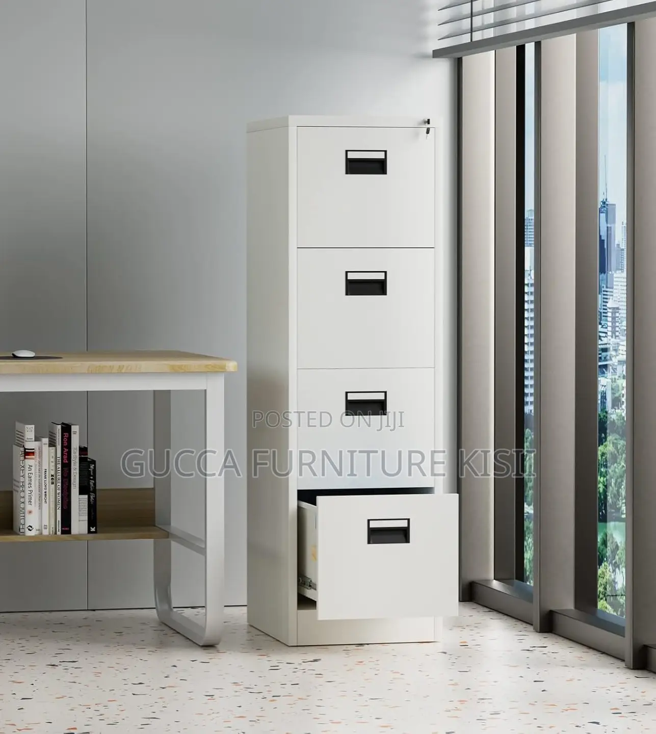 4 Drawer Vertical Medium Gauge Cabinet