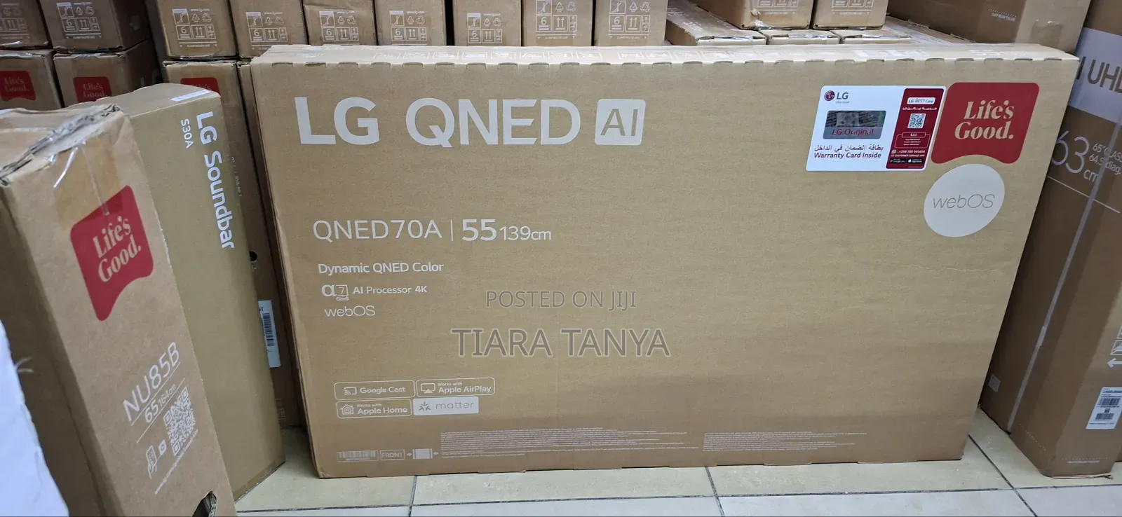 55 Inch Class LG Qned Ai Qned70a Smart TV 2025