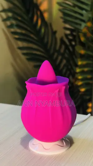 Rose Shaped Tongue Licking and Vibrating Massager