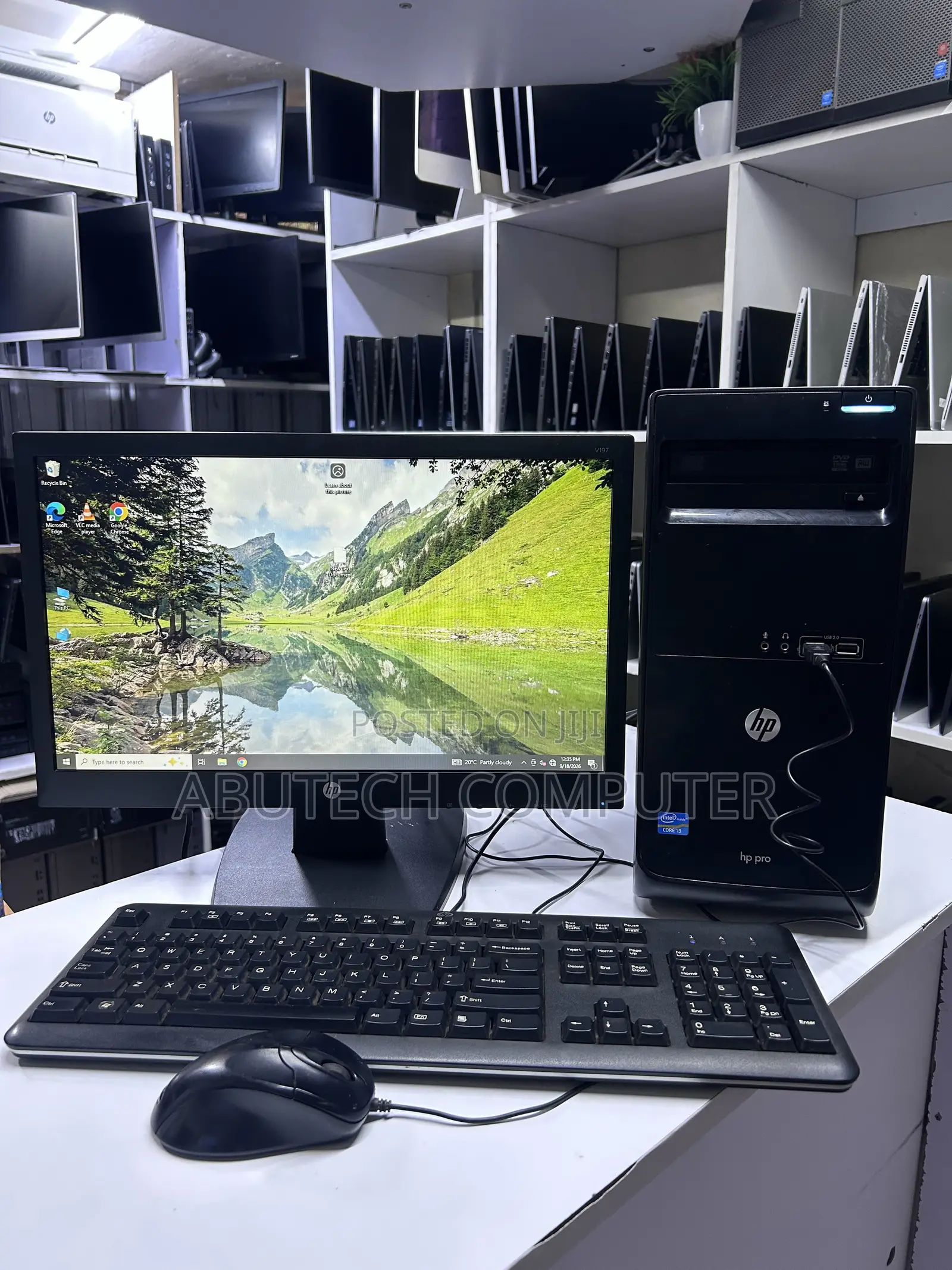Desktop Computer HP 4GB Intel Core i3 HDD 500GB