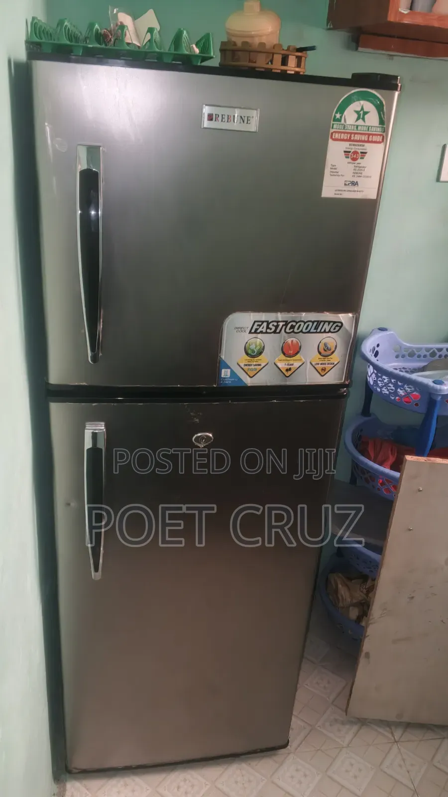 Rebune Double Door Fridge