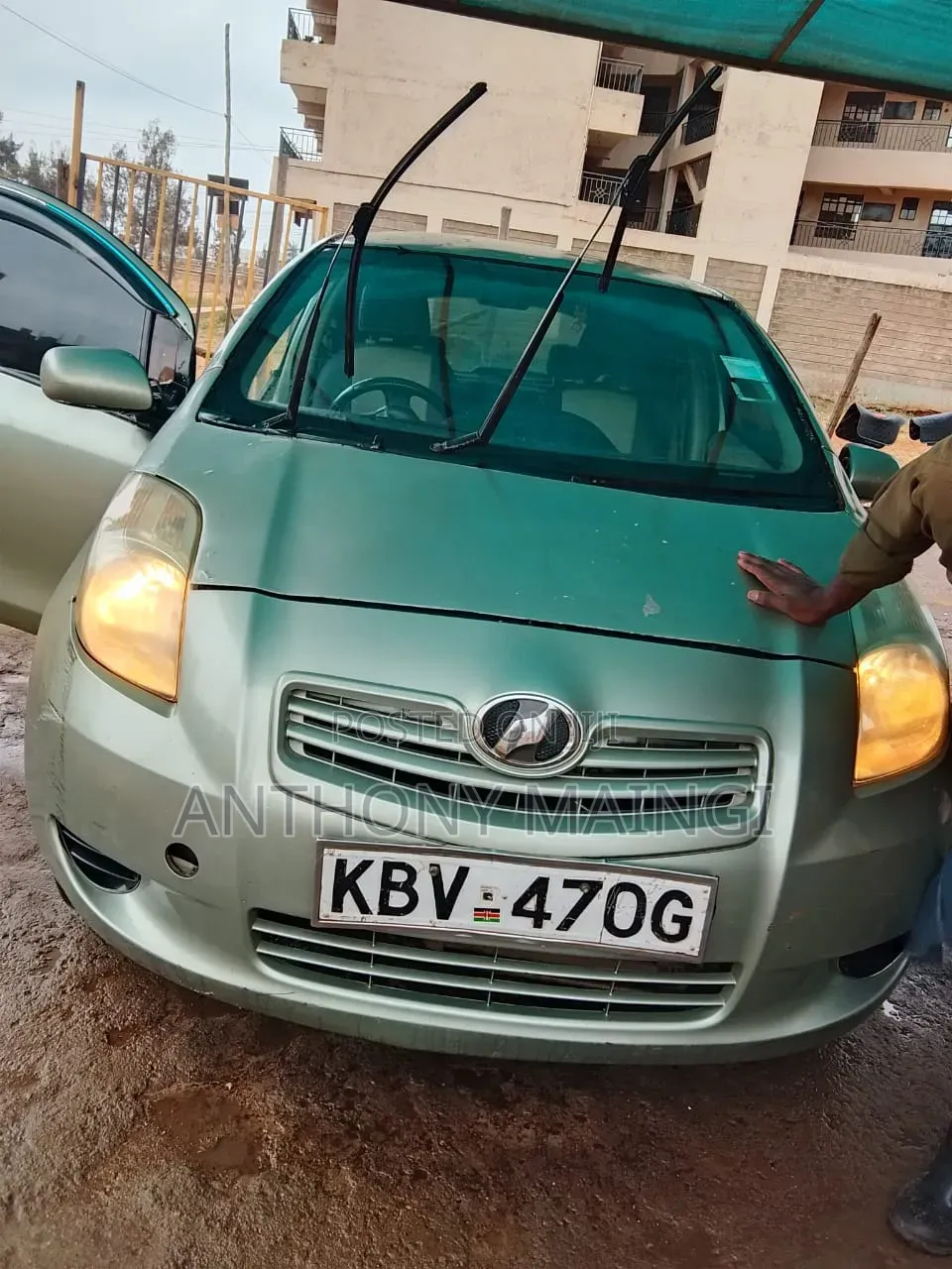 Toyota Vitz 1.0 FWD 5dr 2007 Green