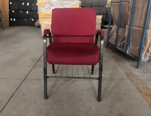 Red Stackable Event Chair With Armrest