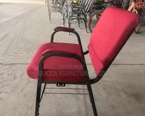 Red Stackable Event Chair With Armrest