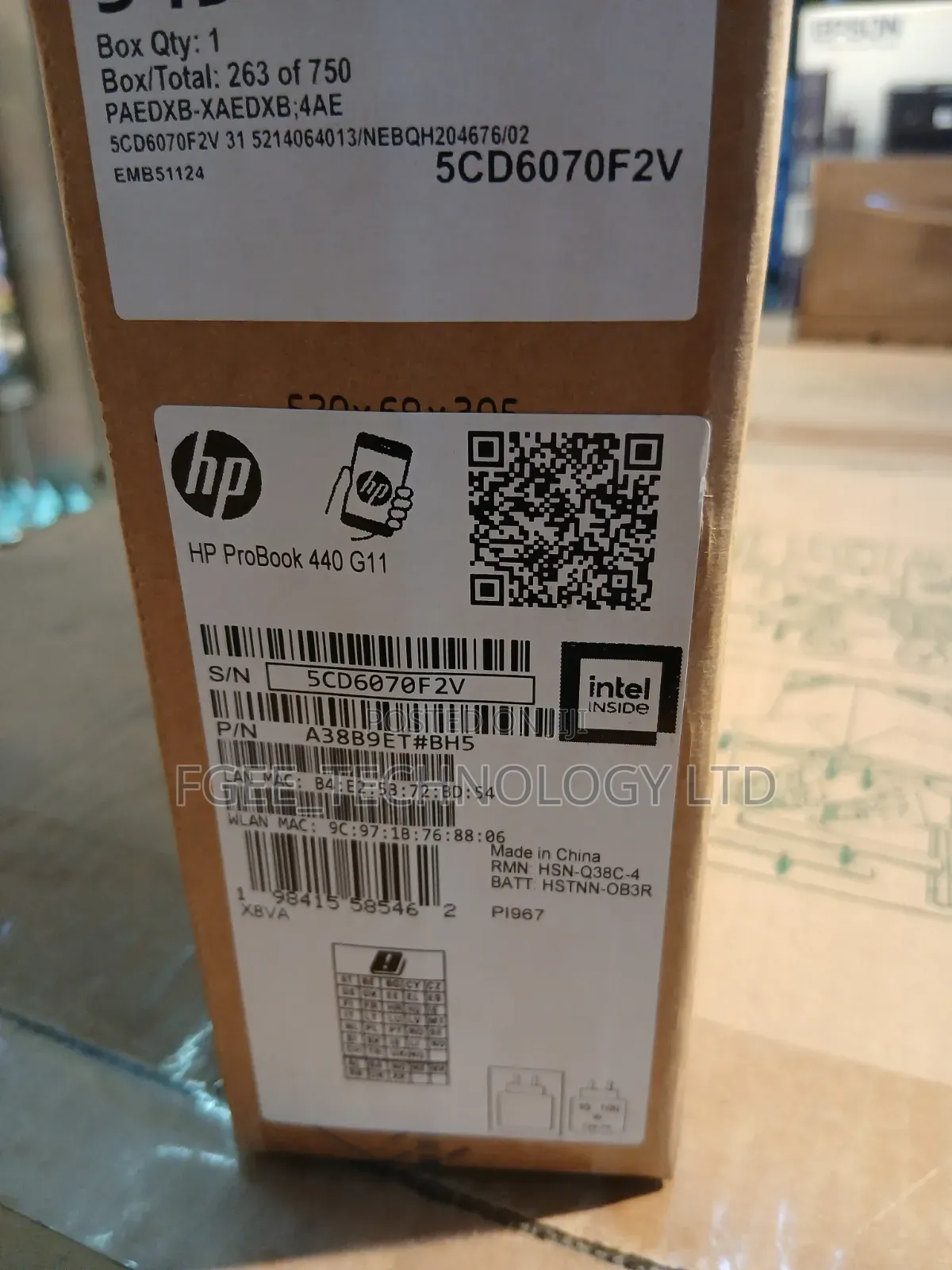 New Laptop HP ProBook 440 16GB Intel Core Ultra 5 SSD 512GB