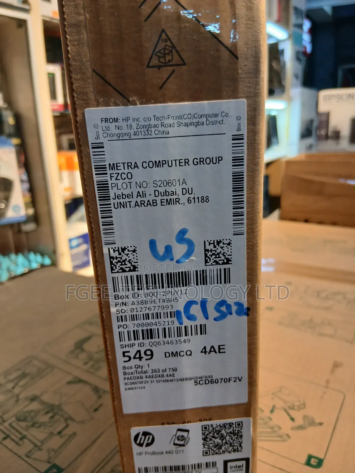 New Laptop HP ProBook 440 16GB Intel Core Ultra 5 SSD 512GB