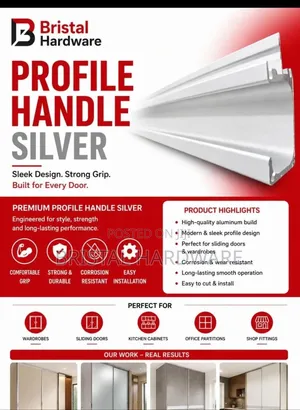 Silver Profile Handle