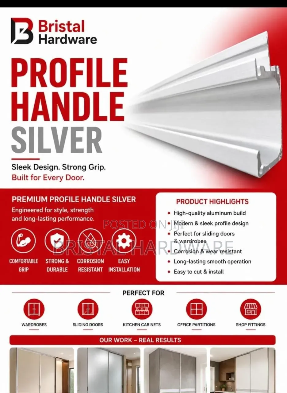 Silver Profile Handle