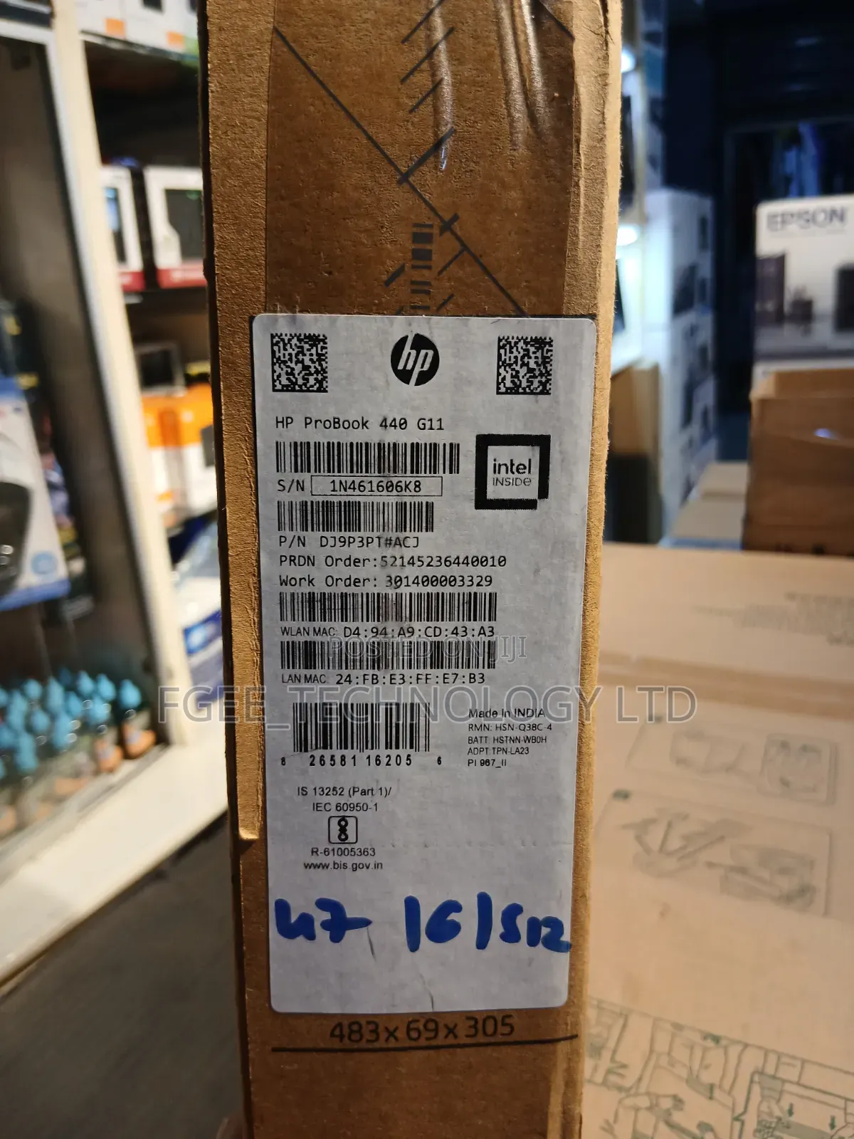 New Laptop HP ProBook 440 16GB Intel Core Ultra 7 SSD 512GB